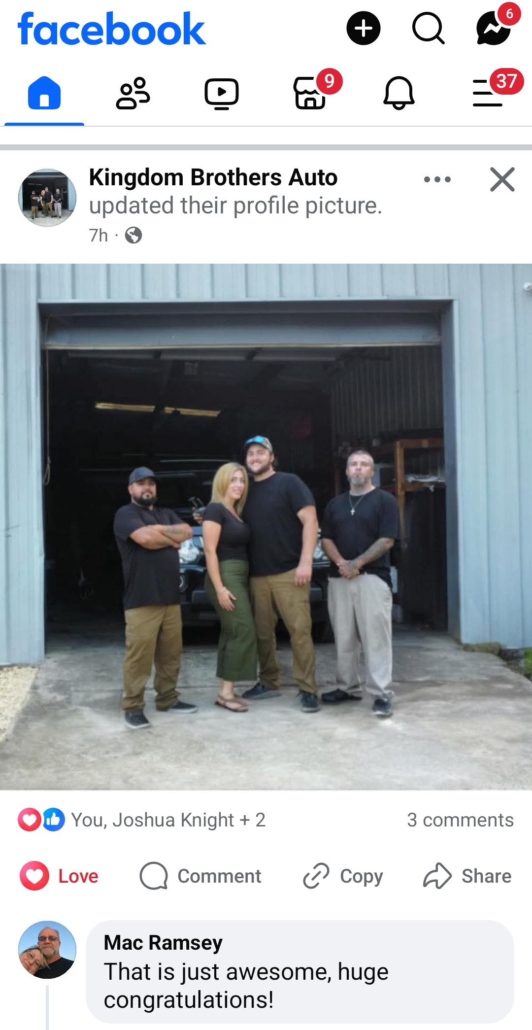 Kingdom Brothers Auto Facebook